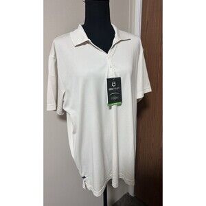 NWT ONTOUR Golf WEBTech Off White Polo Shirt Woman’s Activewear Top Size 3XL